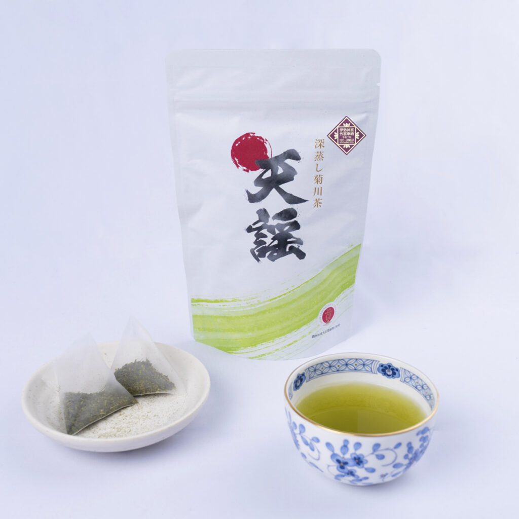 深蒸し菊川茶　天謡（あまうた）