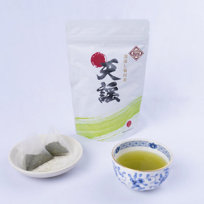 深蒸し菊川茶　天謡（あまうた）